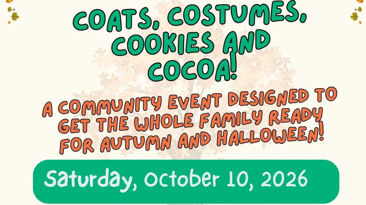 Coats, Costumes, Cookies and Cocoa