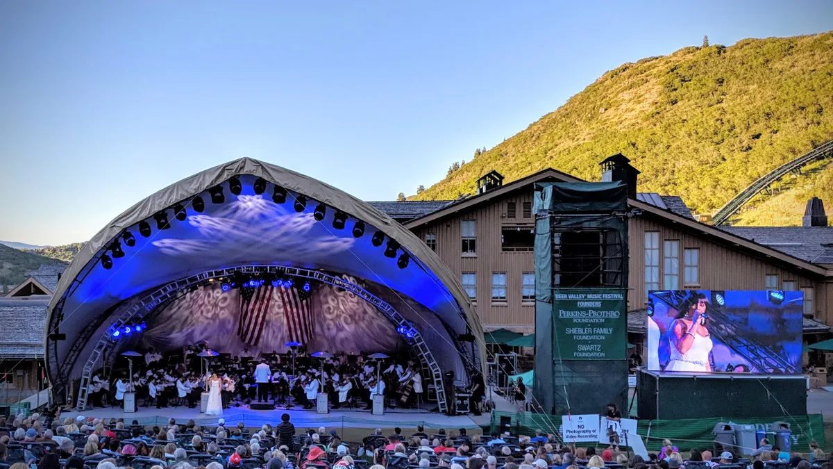 Deer Valley Snow Park Outdoor Amphitheater