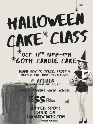 Halloween Cake Class