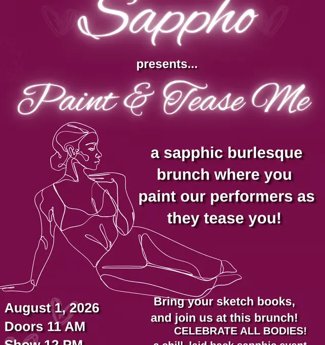 Paint & Tease Me with Sappho SLC