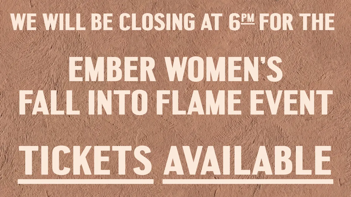 Ember Women’s Event – Ticketed for the Public