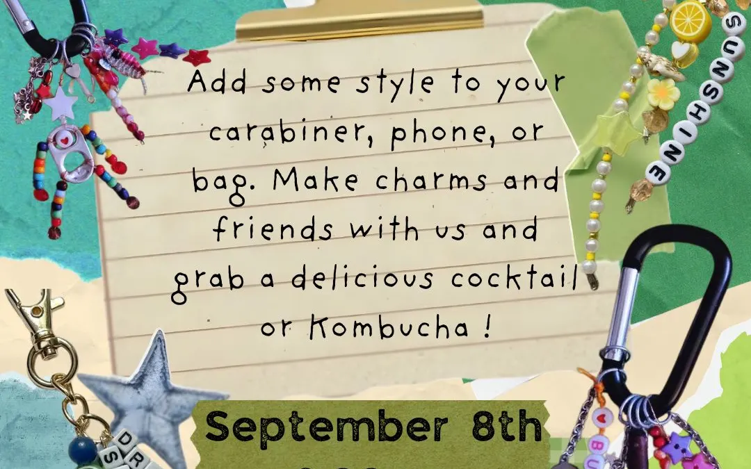 Carabiner Charms with Scissor Club