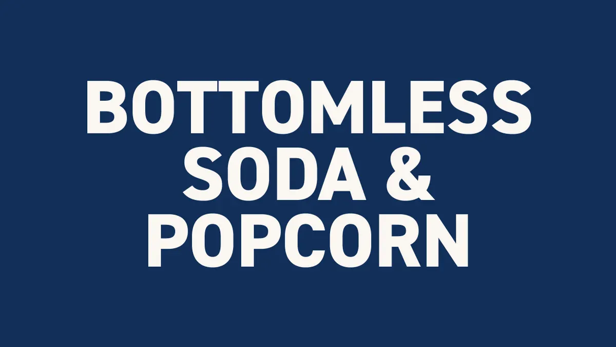 Bottomless Soda&Popcorn - Red NOT Chili Peppers - Not a Concert Ticket