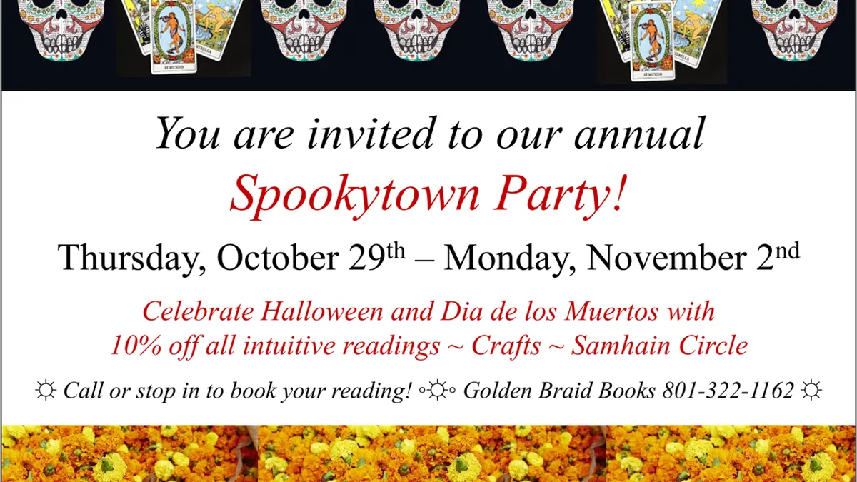 Golden Braid’s Annual Spookytown Party! — Golden Braid Books