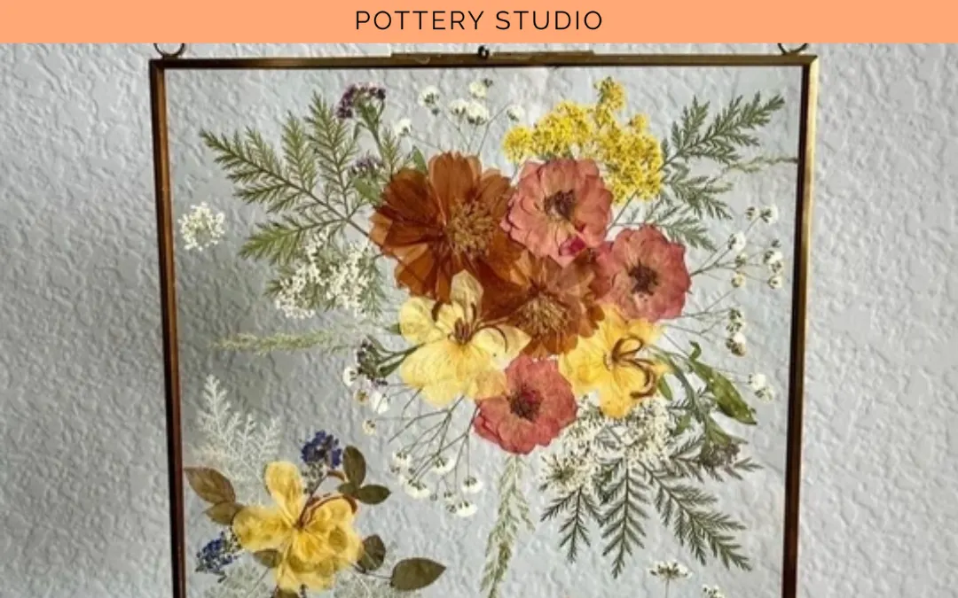 Sip & Paint Pressed Flower Frames — Melancholy Wine & Cocktail Lounge