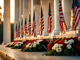 Memorial Day Wreath Laying Ceremony at The Utah State Capitol South Lawn