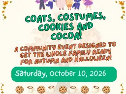 Coats, Costumes, Cookies and Cocoa