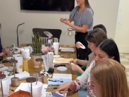 Round Needlepoint Ornament Finishing Class