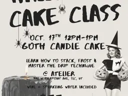 Halloween Cake Class