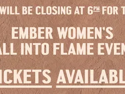 Ember Women’s Event – Ticketed for the Public