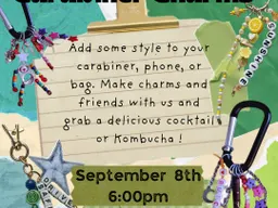 Carabiner Charms with Scissor Club