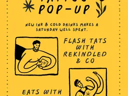Flash Tattoo Pop-Up at HK
