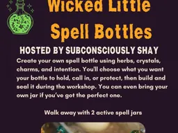 Wicked Little Spell Bottles with Subconsciously Shay