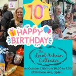 10 YEARS!!!!! Come Celebrate With US! Happy Birthday TIME!! on October 17th from 10:00 am to 7:00 pm (With tons of cool Artists, all over the store and in front of the store, FREE)