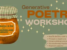 Generative Poetry Workshop