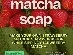 Strawberry Matcha Soap Workshop