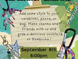Carabiner Charms with Scissor Club