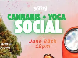Cannabis + Yoga Social