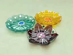 Glass Fusing: Floral Dishes