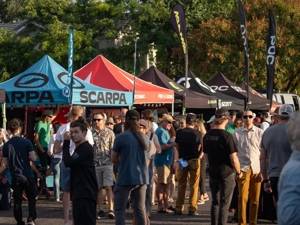 Crowd gathered at a previous Utah Avalanche Center Backcountry Benefit