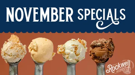 Rockwell Ice Cream & Confections November Flavors