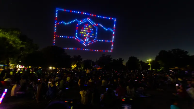 SLC Pioneer Day Drone Show