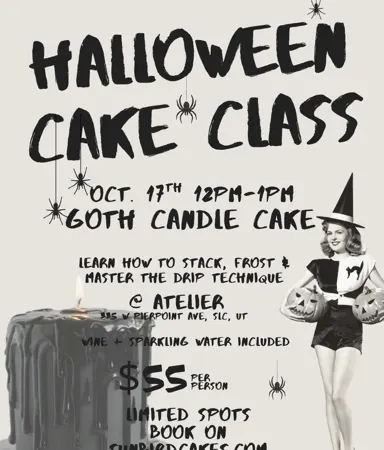 Halloween Cake Class