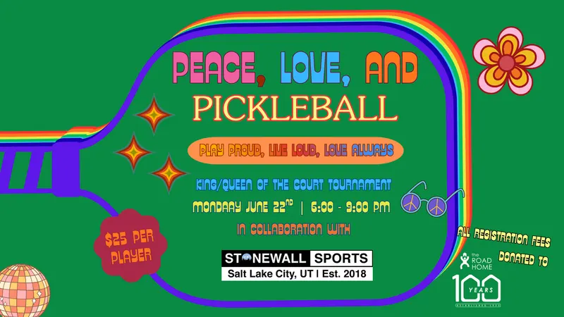 Peace, Love, and Pickleball: A Pride King Of Thhe Court Tournament