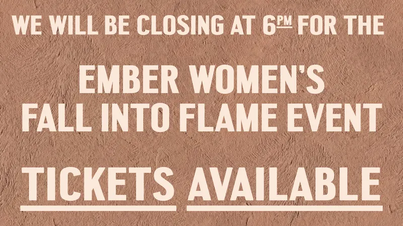 Ember Women’s Event – Ticketed for the Public