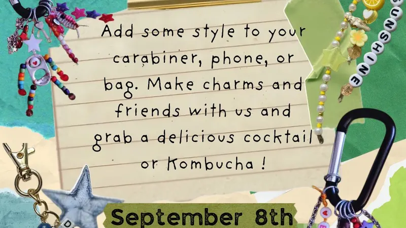 Carabiner Charms with Scissor Club