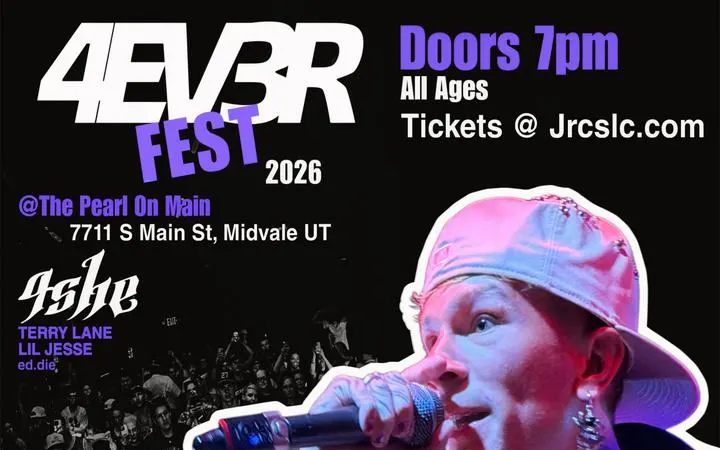 JRC Events Presents 4EV3R FEST 2026 featuring: 4she with special guests: Terry Lane, Lil Jesse, ed.die