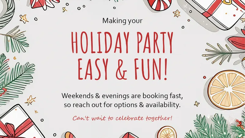 Holiday Parties are Easy & Fun at Nomad Eatery