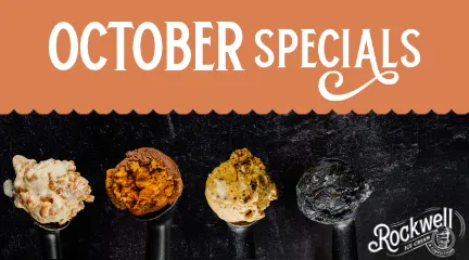 Rockwell Ice Cream & Confections October Flavors