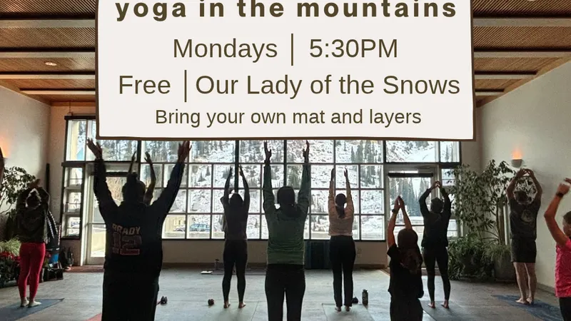 yoga in the mountains — ACE